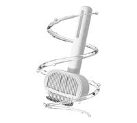 Cat Brush Comfort Grip Self-Cleaning Undercoat Rake | Dog Brush for Shedding Grooming for Long Short Thick Thin Kitten Puppy Medium Large Removal Dematting Bathing
