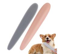 Cat Brush - Double Width Tool & 2 Pieces | Comb Smoothing Cat Hair | For Long & Short Hair, Small, Medium & Large Breeds, For Indoor, Outdoor, Home, Use Ref