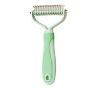Cat Brush for Changing and Against Hair Loss, Double-Sided Comb Care Tool, Detangling Comb for Cats, Suitable for Cleaning Puppies Indoors, at Home and Travel as well as