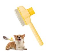 Cat Brush for Dandruff, Pet Hair Removal Comb - Defur Comb With Release Button - Dog Brewing Pet Hair Removal
