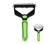 Cat Brush for Hair Loss, Double-Sided Undercoat Detangling Tools | Cat Grooming Accessories - For Bath, Home, Vet, Animal, Spa, Brushing, Puppy,