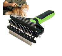Cat Brush for Shedding Double-sided Safe Metal Comb