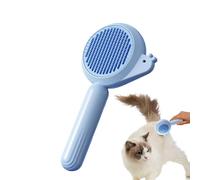 Cat Brush for Shedding Grooming Tool, Release Button Comb | Cat Hair Remover Self Cleaning Slicker Pet for Salon Bathroom Shower Outdoor Travel Car Home Park Camping Hiking
