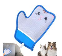 Cat Brush Glove, Cat Washing Gloves, Soft Accessories with Scraper for Cleaning Carpets and Fray Clothes