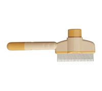 Cat Brush, Grooming Comb with Release Button | Anti-Lost Brush for Cats and Dog Comb - For Long, Short, Lost, Puppies, Kittens, Animals, Indoor, Travel, Bathing, Massage