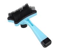 Cat Brush, Kitten Brush Pet Grooming Tool with Button Self Cleaning Slicker Brush Cat Brush For Long Haired Cats For Long or Short Pet Hair Cleaner, Removes Tangles and Loose Fur