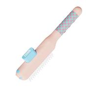 Cat Brush - Non-Slip Self-Cleaning Tool with Metal Tips | Comb for Cats, for Pets, Dogs, Puppies, Against Falling in the House, Practical