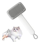 Cat Brush, selfs Cleaning Pet Slicker Brushes, Cat Grooming Comb, Cat Hair Brush For Grooming, Adjustable Supplies Accessories With Lanyard Design Comb For Long & Short Pet