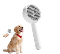 Cat brush with release button - Dog grooming brush | spray hair removal comb | et Grooming Supplies, Spray Hair Removal Comb for Long & Short Haired | Self-cleaning pet for pet lover