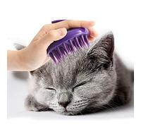 Cat Brush with Soft Rubber Pins, Washable Silicone Pet Brushes for Indoor Cats Grooming Shedding Massage Bath, Removes Hair Mats Tangles and Loose Fur for Short to Long Haired