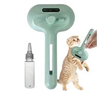Cat Brush with Steamer | Self Cleaning Ergonomic Pet Steam Brush | Mist Comb Large Capacity Tank Hair Removal Tool Hair Removal Steamer for Home Shower Dog Travel Gentle Massage