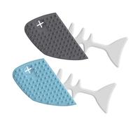 Cat Brushes for Indoor Cats - 2 Pcs Fish Bone Shaped Kitten Brush | Detangling Brush, Cute Dog Brush, Puppy Grooming Brush for Pet