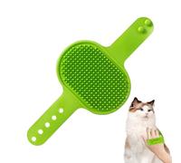 Cat Brushes - Kitten Grooming Brush With Lanyard | Adjustable Silicone Pet Care Tool, Wet & Dry Use for Home, Travel, Shelter & Table Feet