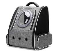 Cat Bubble Backpack, Space Capsule Astronaut Bubble Dome Cat Backpack Carrier for Kitten and Small Dogs up to 7kgs, Airline Approved Cat Carrying Bag for Travelling Hiking