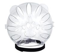 Cat Bubble Muzzle, 4x4x5 Inch Breathable Cat Muzzle, Transparent Pet Cat Helmet with Fastening Tape, Anti-Lick & Anti-Bite Cat Head Cover for Grooming, Nail Trimming Cat Head Cover Cat Helmet