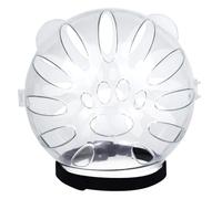 Cat Bubble Muzzle, 4x4x5 Inch Breathable Cat Muzzle, Transparent PET Helmet with Fastening Tape, Anti-lick & Anti-Bite Head Cover for Grooming, Nail Trimming Pet Helmet
