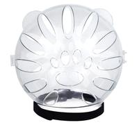 Cat Bubble Muzzle, 4x4x5 Inch Breathable Cat Muzzle, Transparent PET Helmet with Fastening Tape, Anti-lick & Anti-Bite Head Cover for Grooming, Nail Trimming Head Cover