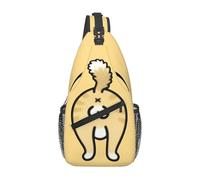 Cat Butt 2 Unisex Daypack Lightweight Sling Bag Multiple Pockets Chest Bag For Travel Shopping Camping Business