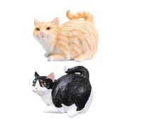 Cat Butt Tissue Box | Humor-Filled Square Cat-Shaped Tissue Dispenser for Bath & Bed | Resin Craft Decor Perfect for Cat Lovers