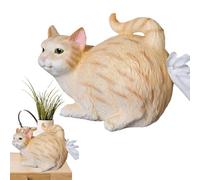 Cat Butt Tissue Holder, Resin Cat Butt Tissue Box, Resin Facial Paper Organizer, Resin Tissue Dispenser, Cat Shaped Tissue Dispenser, Resin Craft Home Decor Perfect For Cat Enthusiasts