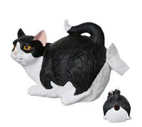 Cat Butt Tissue Holder, Resin Cat Butt Tissue Box, Resin Facial Paper Organizer, Resin Tissue Dispenser, Cat Shaped Tissue Dispenser, Resin Craft Home Decor Perfect For Cat Enthusiasts