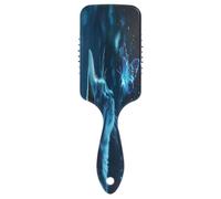 Cat Butterfly Blue Hair Cushion Comb, Hair Detangler Brush, Anti Static Brush, Modern Hairbrush