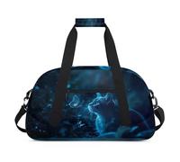 Cat Butterfly Duffel Bags for Women Men Kids Girls Boys Overnight Weekender Travel Bag 24L Sport Gym Duffel Bag Practice Tote Carry Bag