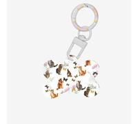Cat Butterfly Printing Dog Tag Bone Shaped Double Sided Pattern Dog Id Tags Bone Shaped Pet Name Tags Dog Collar Tags