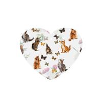 Cat Butterfly Printing Fashion Car Air Freshener Cards 10 Pcs Car Scented Hanging Sheets