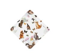 Cat Butterfly Printing Fashion Car Air Freshener Cards 10 Pcs Car Scented Hanging Sheets
