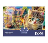 Cat by WindowFormidable 1000-Piece Jigsaw Puzzles for Adults An Odyssey of Impossible, Hard, And Difficult Challenging Puzzle Educational Games - The Ultimate Gift for Dedicated Adult And Teen Puzzle