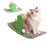 Cat Cactus Scratching Post - Cat Scratcher with Ball - Interesting Shakable Cat Scratch Toy, Cat Scratching Supplies Fot Indoor Home Cats