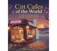 Cat Cafes of the World: Cozy Bold and Easy Coloring Book for Adults and Teens Featuring Cat Cafes Around the World Beautiful Destinations Stress ... (Dreamer's Journey Calm Coloring Books)