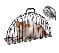 Cat Cage, Anti Scratch Grooming Carrier, Mesh Metal Pet Enclosure, Washing Travel Transport Crate, Indoor Kitten Shelter, Puppy Containment Tool, Home Vet Visit Aid, Car Ride Safety