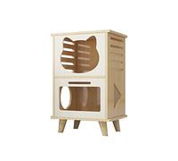 Cat Cage Cat Cabinet Bedside Table Cage Villa Litter House Delivery Room, Bear Head Style