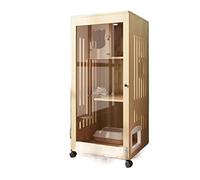 Cat Cage Cat Cage Home Litter Double-decker Villa House Indoor Closed Cabinet Wooden