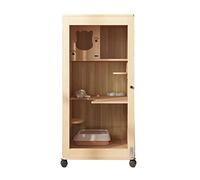 Cat Cage Cat Cage Home Litter Double-decker Villa House Indoor Closed Cabinet Wooden