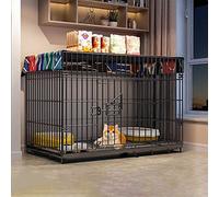 Cat Cage - Cat Cage Outdoor Cat Kennel Cat Crate Cage Playpen Cat Enclosure on Wheels Metal Cat Kitten Cage Small Animals Hutch Oversized Cat Villa - for Small Animal, Puppies, Kitties, Bunn (10