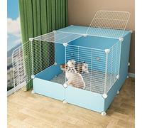 Cat Cage - Cat Playpen, Cat Cages Indoor Diy Pet Playpen Metal Enclosure Net Exercise Yard Fence Cage with Door for Small Pets Rabbits Hedgehogs Cat Guinea Pigs with Cat Pad