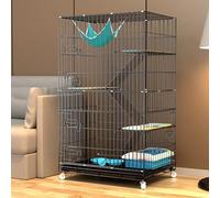 Cat Cage,Cat Playpen,Critter Nation Cage 360° Rotating Casters,Indoor Pet Enclosures Diy Playpen,for 1-2 Pet,Small Animals