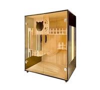 Cat Cage Cat Villa Plate Side Transparent Luxury House Breeding Cage Display Cabinet Bed Pet Room