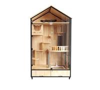 Cat Cage Cat Villa Wood Home Indoor House Luxury Three-story Large Nest Cage Cabinet With Toilet