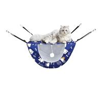 Cat Cage Hammock | Double Layer Cat Window Perches Cat Suspend Bed | Pet Cage Bed, Soft Pet Bed Cat Swing Hammock, Soft Plush Hung Pet Bed for Cats, Guinea Pigs