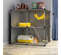 Cat Cage Indoor,Large Cat Cage Cat Enclosures Detachable Diy Cat Playpen Small Animals Cages,Large Exercise Place Ideal For Small Pet Cat Puppy,72x37x72cm-A
