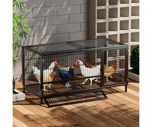 cat cage,Outdoor Chicken Coop with Ventilation - Spacious Poultry Cage for Backyard Chickens, Durable & Weather-Resistant, Ideal for Raising Healthy Birds