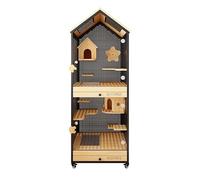Cat Cage Panorama Cat Villa Luxury House Spacious Indoor Cage Pet House