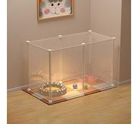 Cat Cage Playpen - Cat Cage Indoor Cat Condo Cat Enclosure Ferret Cage Dog Cages for Small Dogs Indoor Cat Kennels Detachable Metal Cat Cages Easy to Clean - Large Exercise Place Ideal for 1)