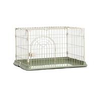 Cat Cage Playpen with Thickened Resin Base and Spring Door Lock - Safe and Durable Pet Kennel for Indoor and Outdoor Use