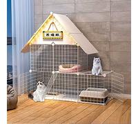 Cat Cages - Cat Cage Playpen 2-Tier Cat Enclosures Indoor Cat Cage Kennel Cat Crate Kitten Playpen Ferret Cage dog cages for small dogs - for Small Animal, Puppies, Kitties, Bunny