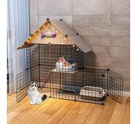 Cat Cages - Cat Cage Playpen 2-Tier Cat Enclosures Indoor Cat Cage Kennel Cat Crate Kitten Playpen Ferret Cage dog cages for small dogs - for Small Animal, Puppies, Kitties, Bunny